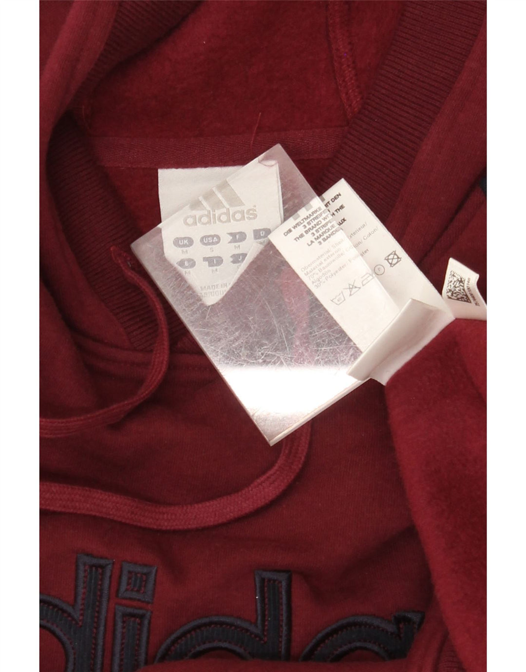 ADIDAS muška majica s kapuljačom srednje kestenjaste boje, pamuk