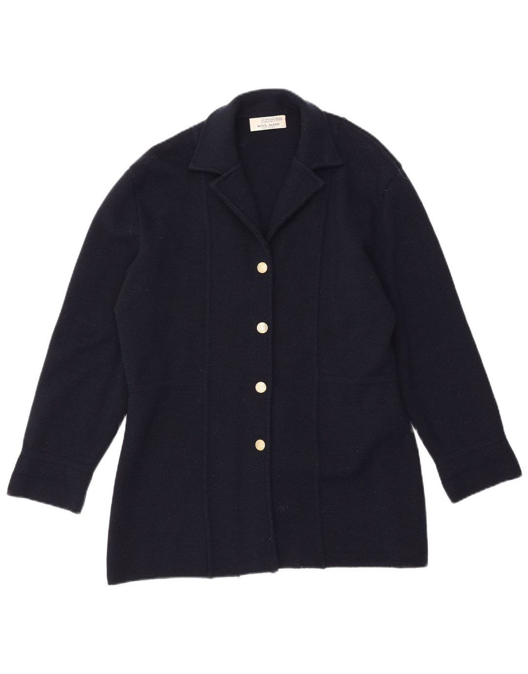 ST. BERNARD Ženska jakna sa 4 gumba UK 18/20 XL Mornarsko plava vuna