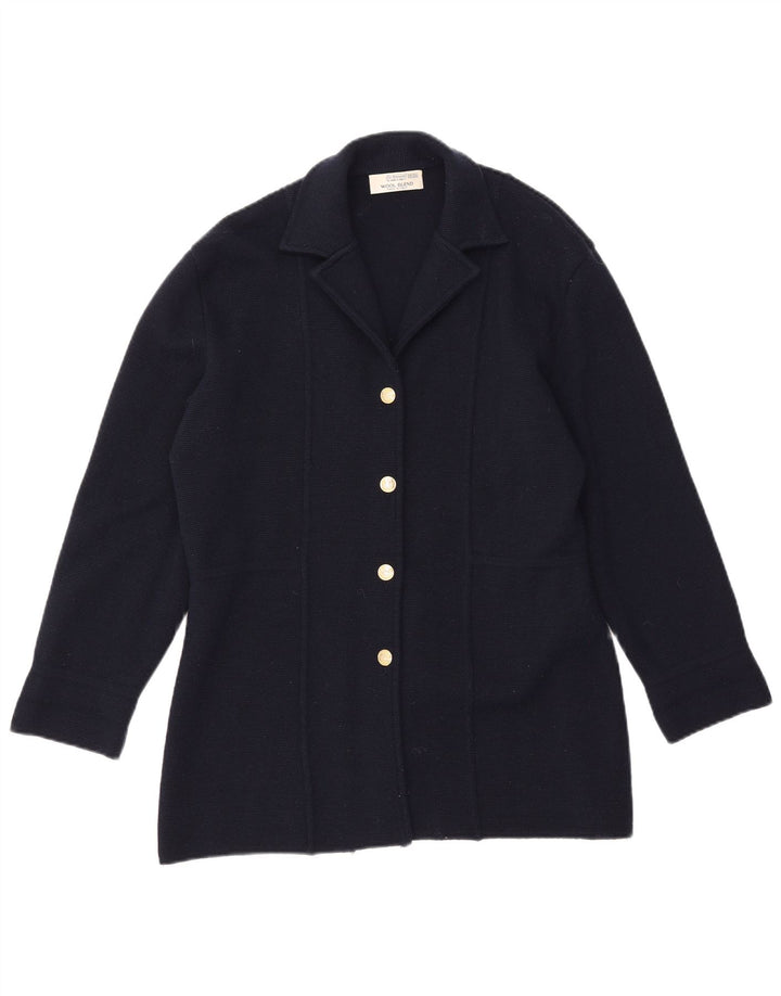 ST. BERNARD Ženska jakna sa 4 gumba UK 18/20 XL Mornarsko plava vuna