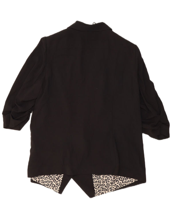 MARKS & SPENCER Ženska otvorena jakna s 3/4 rukavima UK 20 2XL Crna
