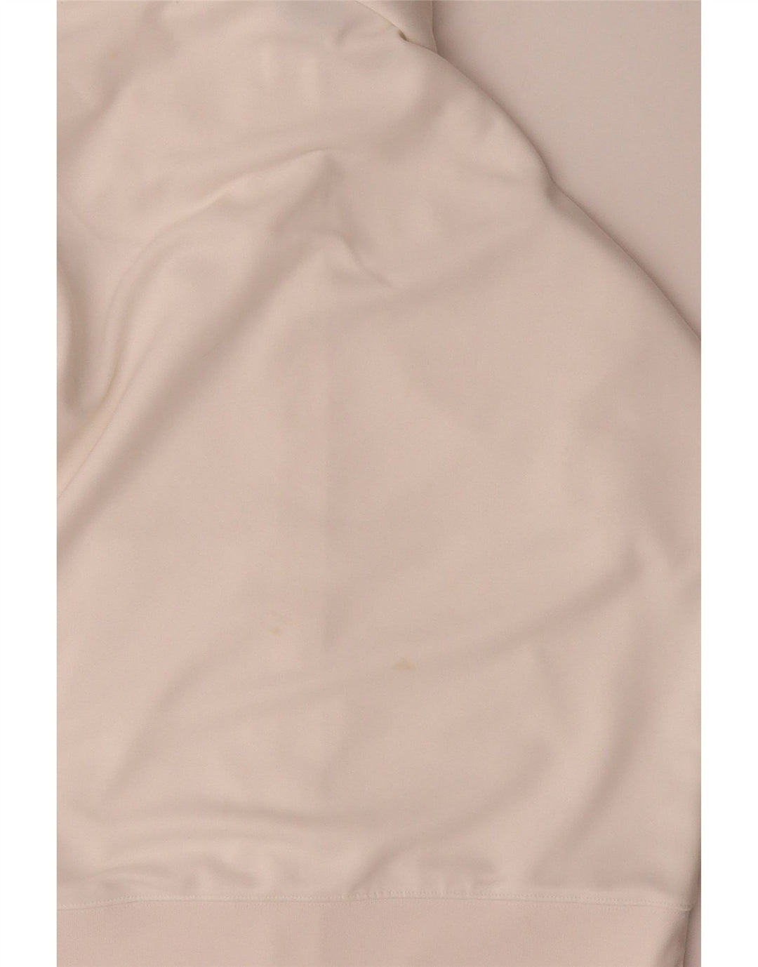 NIKE Mens Zip Hoodie Sweater Medium White Polyester