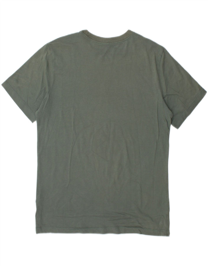 NIKE Mens Dri Fit Graphic T-Shirt Top Medium Green Vintage Nike and Second-Hand Nike from Messina Hembry 