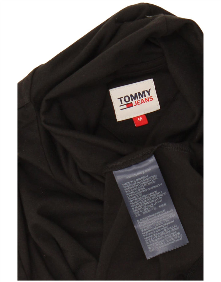 Tommy Hilfiger ženska majica dugih rukava s grafikama UK 14 Srednje crni poliester