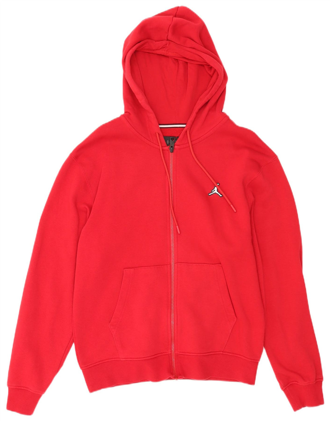 Jordan muški pulover s kapuljačom na patentni zatvarač mali crveni pamuk