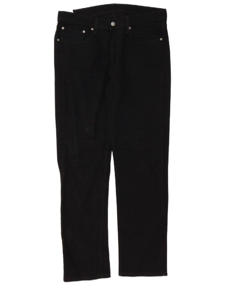 Levi's muške 514 ravne traperice W34 L32 crni pamuk