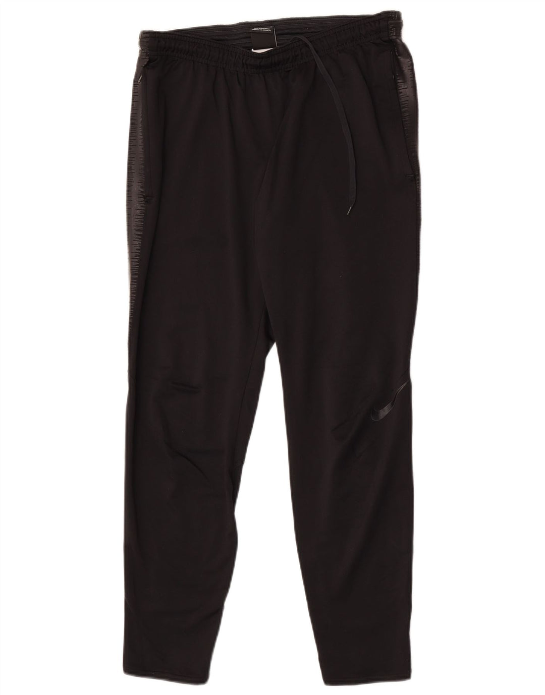 Nike muške Dri Fit hlače za trenirku srednje crne boje od poliestera