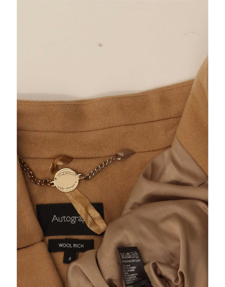 Marks & Spencer ženski kaput s autogramom UK 8 Small Brown Wool