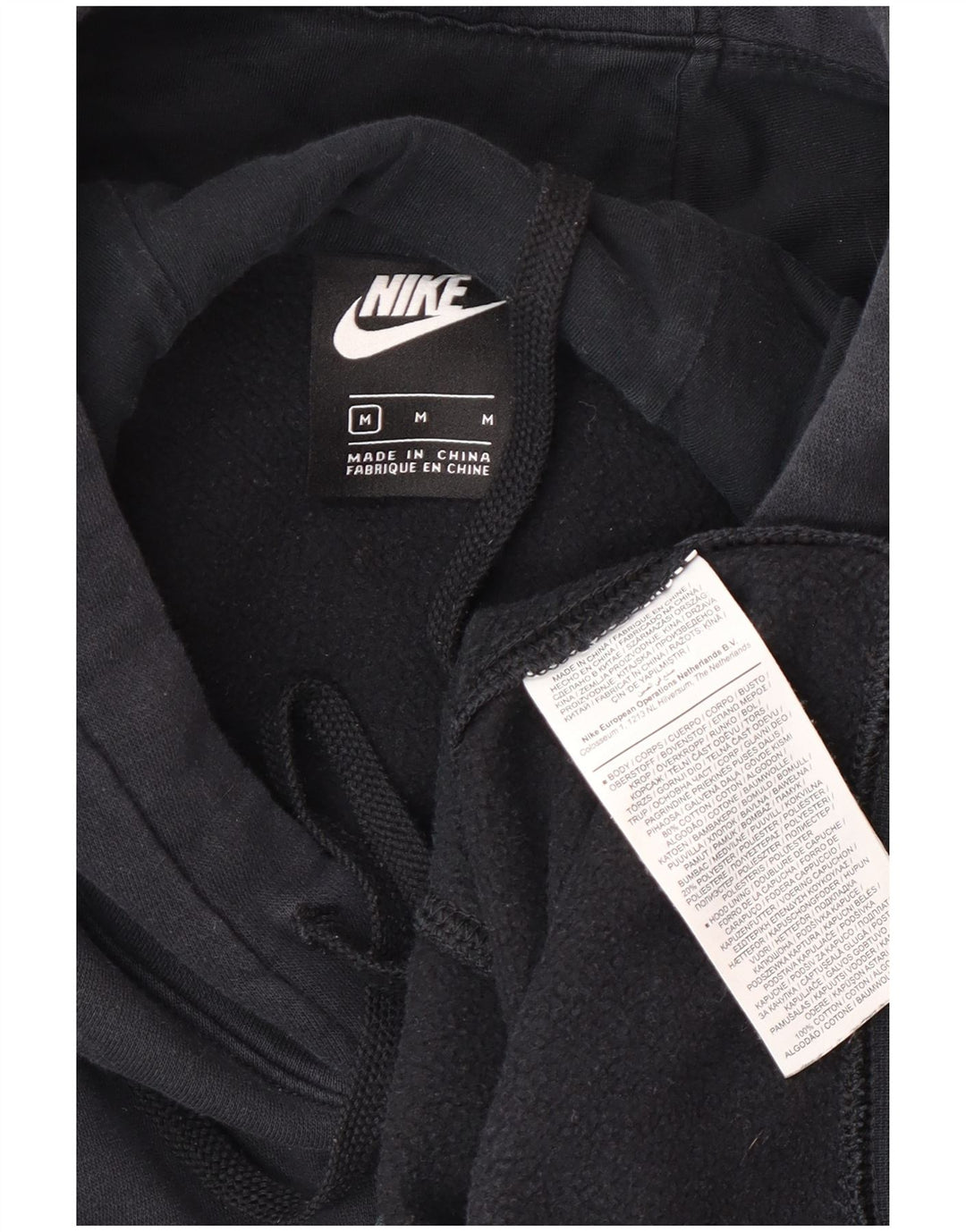 Nike muška majica s kapuljačom Srednje tamnoplavi pamuk