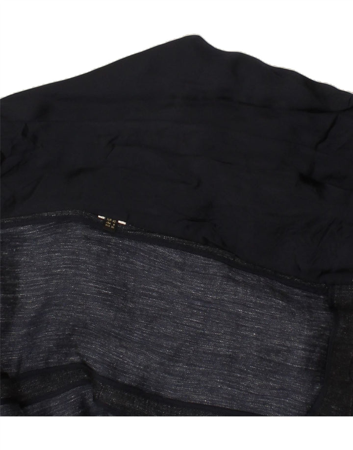 MASSIMO DUTTI Womens 1 Button Blazer Jacket EU 40 Medium Grey Vintage Massimo Dutti and Second-Hand Massimo Dutti from Messina Hembry 