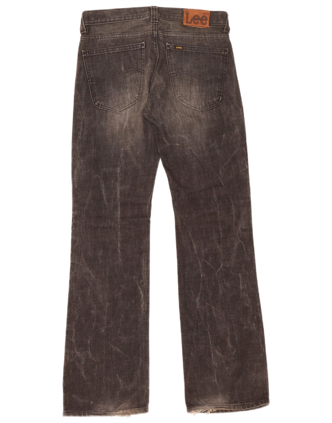 Muške traperice Lee Bootcut W30 L34 crni pamuk