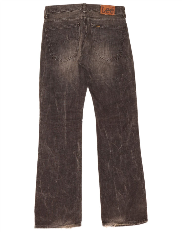 Muške traperice Lee Bootcut W30 L34 crni pamuk
