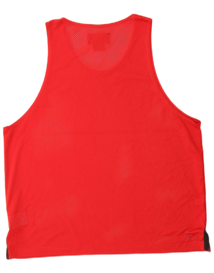 Jordan muški Dri Fit prsluk Veliki crveni poliester