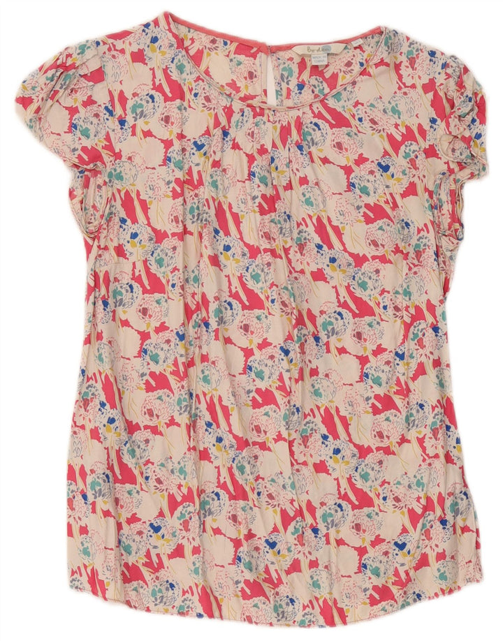 Boden Top ženska bluza UK 10 malih raznobojnih cvjetnih viskoza