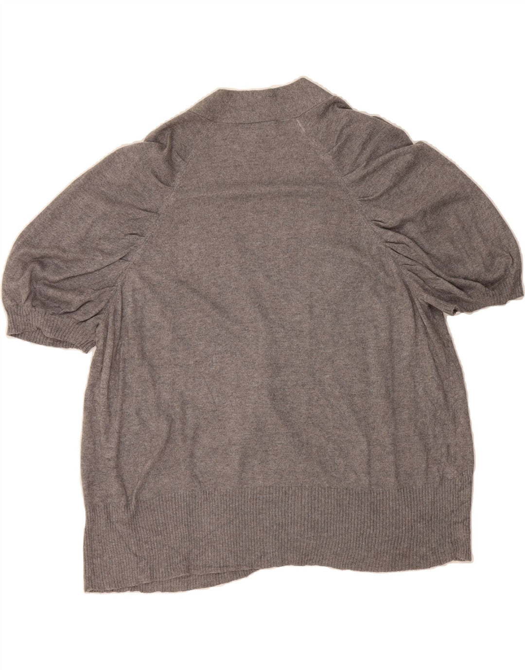 MOSSIMO Womens Short Sleeve Cardigan Sweater US 20 3XL Grey Rayon Vintage Mossimo and Second-Hand Mossimo from Messina Hembry 