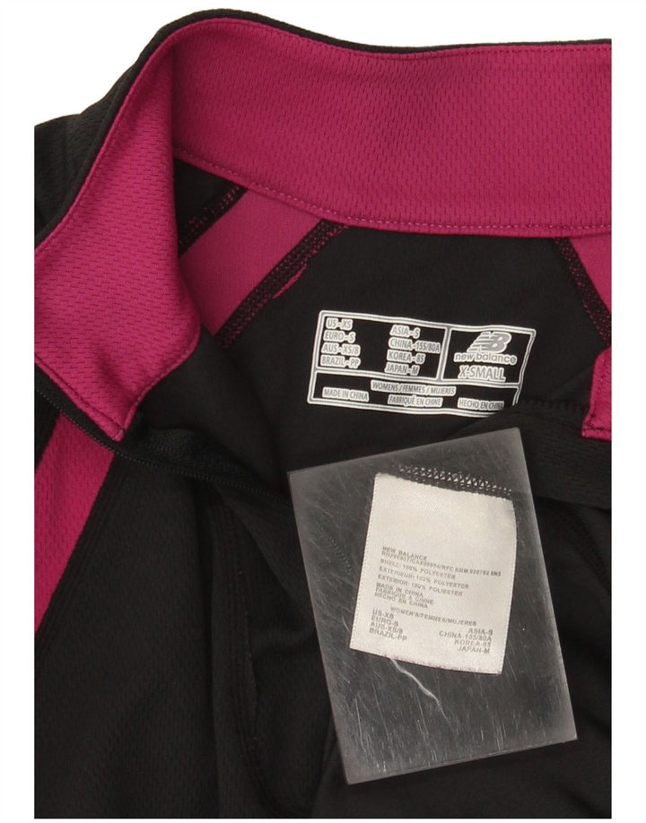 NEW BALANCE Ženski pulover Trenirka Top UK 6 XS Black Colourblock