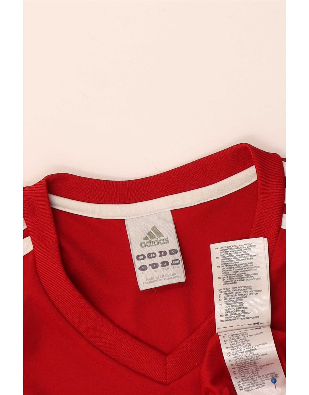 Adidas muška majica Climalite, veliki crveni poliester