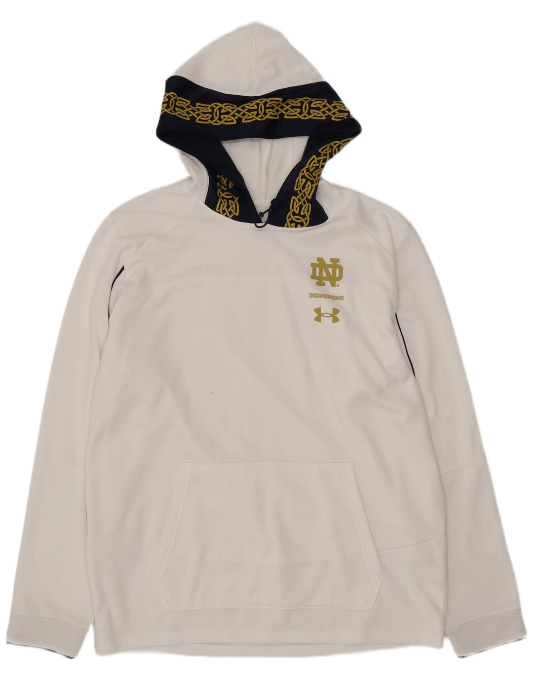 UNDER ARMOUR Muška majica s kapuljačom s kapuljačom, velika bijela boja, poliester