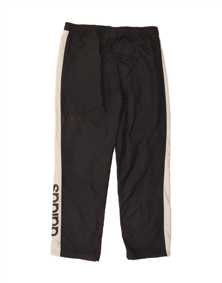 ADIDAS Mens Graphic Tracksuit Trousers Large  Black Colourblock Polyester Vintage Adidas and Second-Hand Adidas from Messina Hembry 