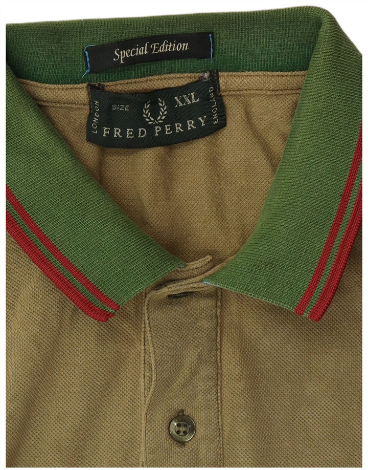 FRED PERRY Polo majica za dječake 15-16 godina 2XL kaki