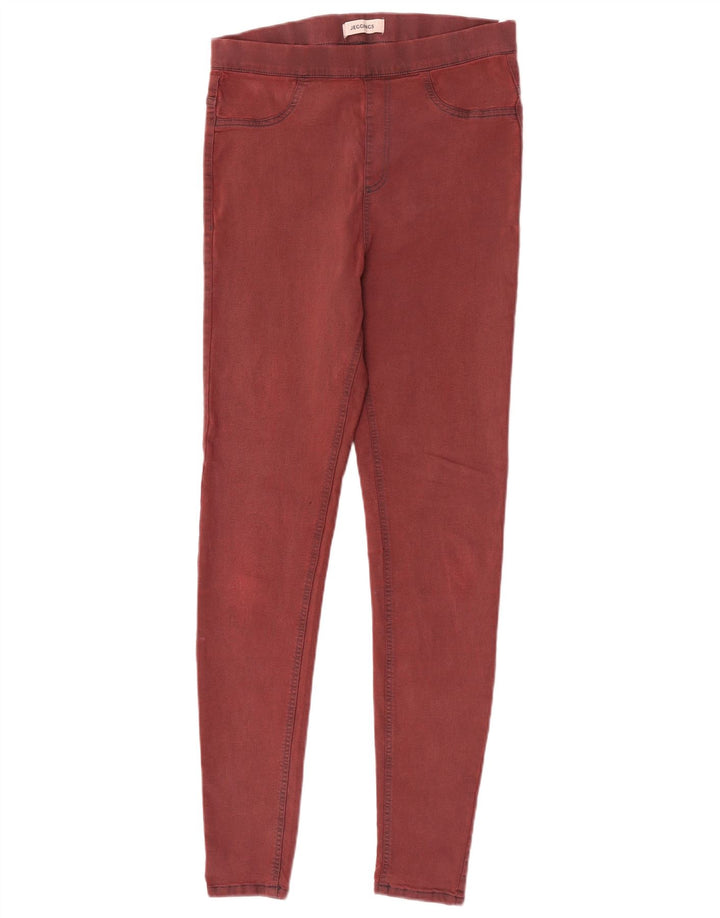 Marks & Spencer ženske jegging traperice UK 12 srednje W30 L30 crveni pamuk