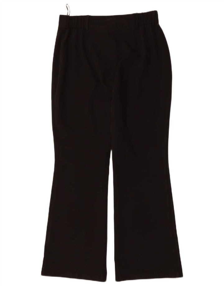 LIPSY Ženske ležerne hlače Bootcut UK 12 srednje W30 L30 crni poliester