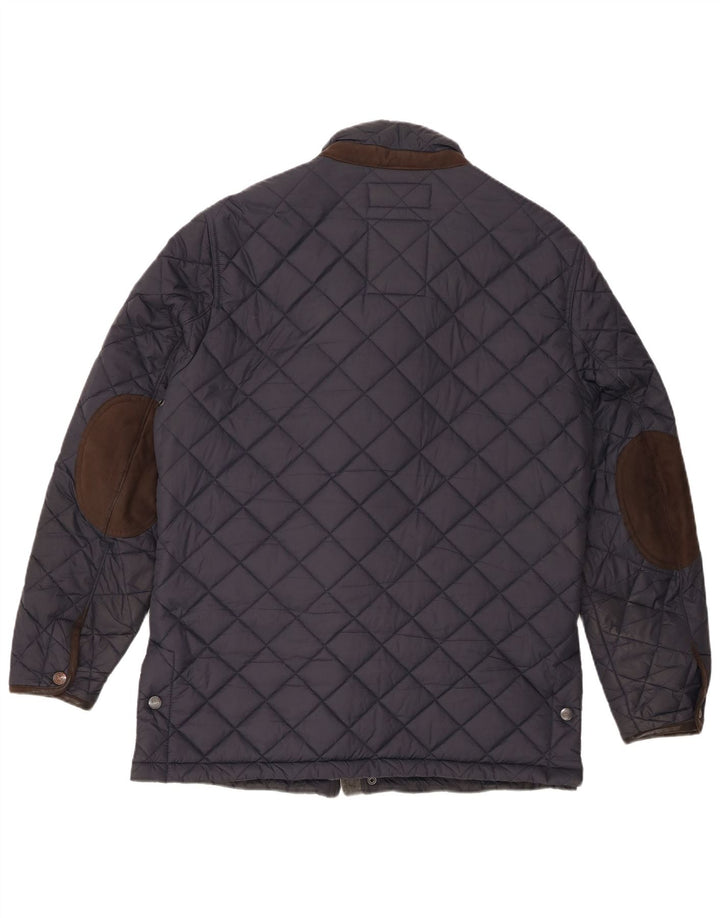 Crew Clothing Muška prošivena jakna UK 40 Large tamnoplavi najlon