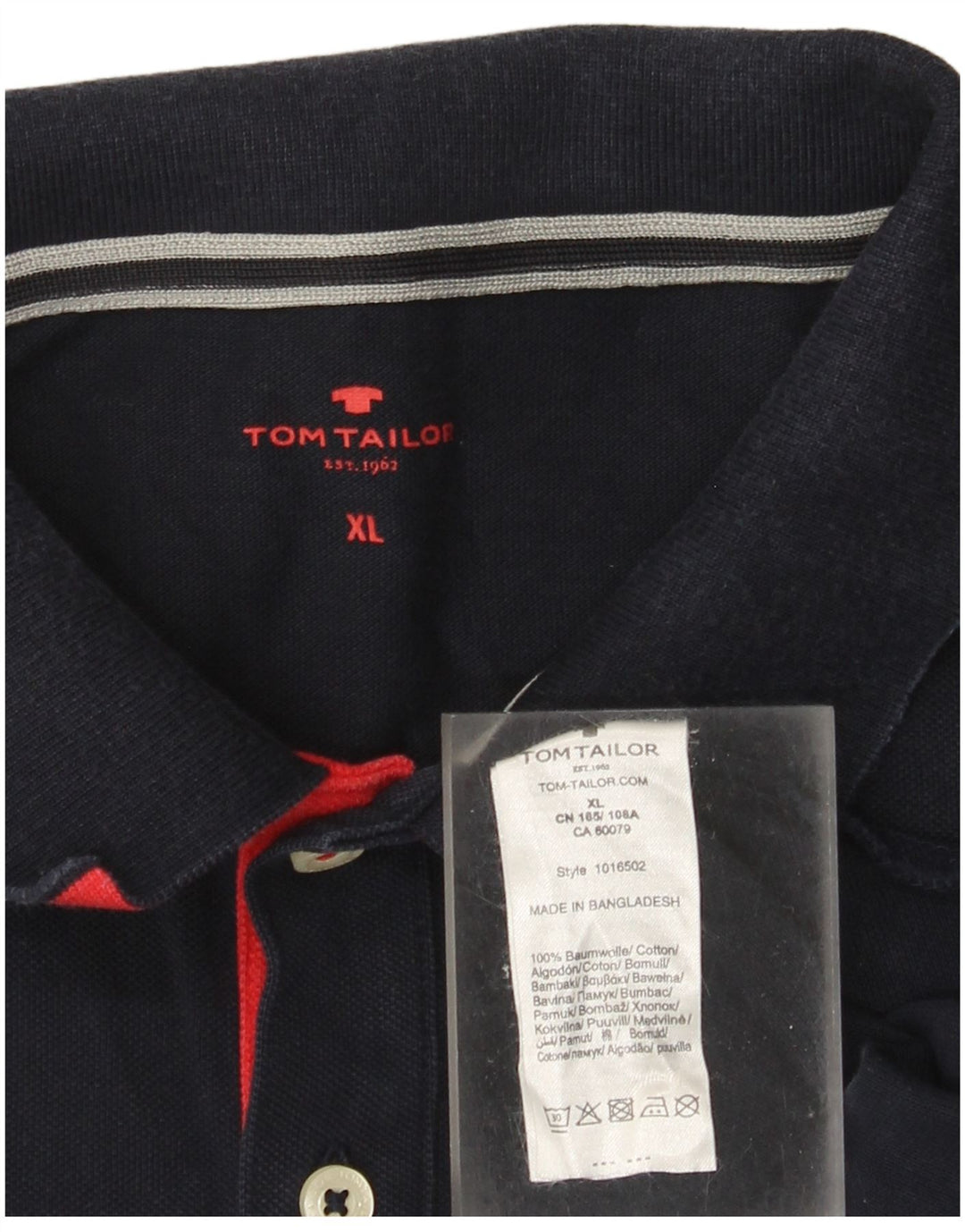 Tom Tailor muška polo majica XL tamnoplavi pamuk