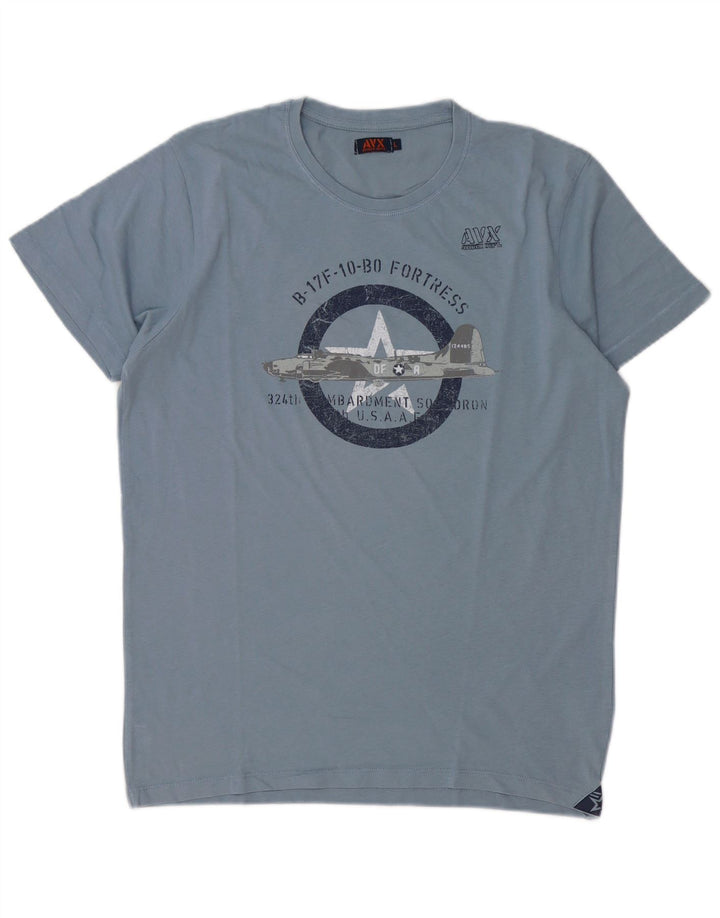 Avirex muška majica s grafičkim motivima, veliki plavi pamuk