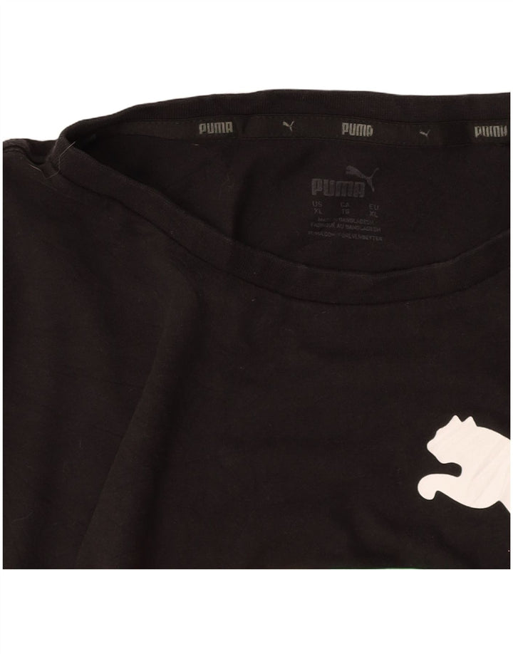 PUMA muška majica s grafičkim motivima XL crna