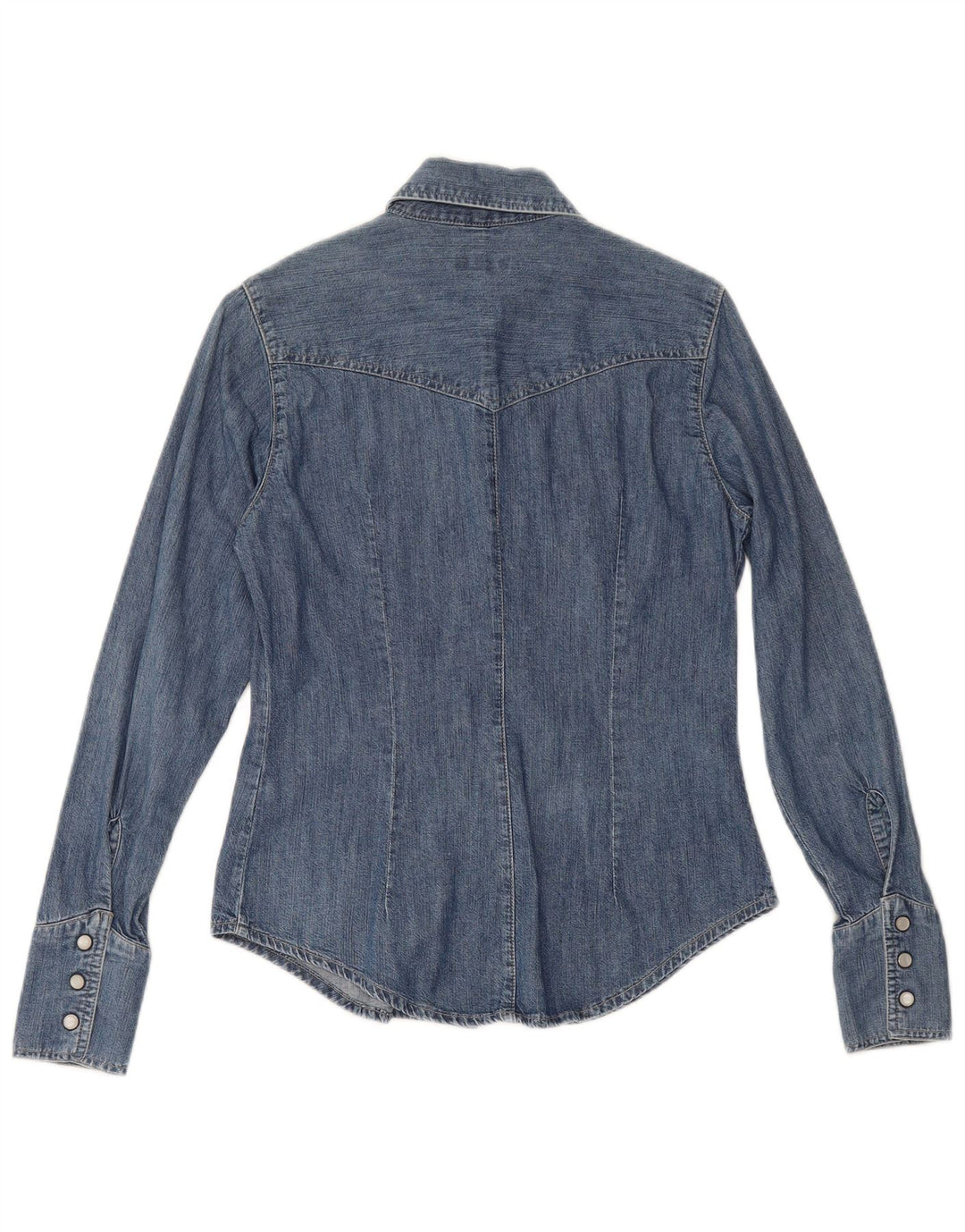 CARRERA Ženska traper košulja UK 10 Mali plavi pamuk