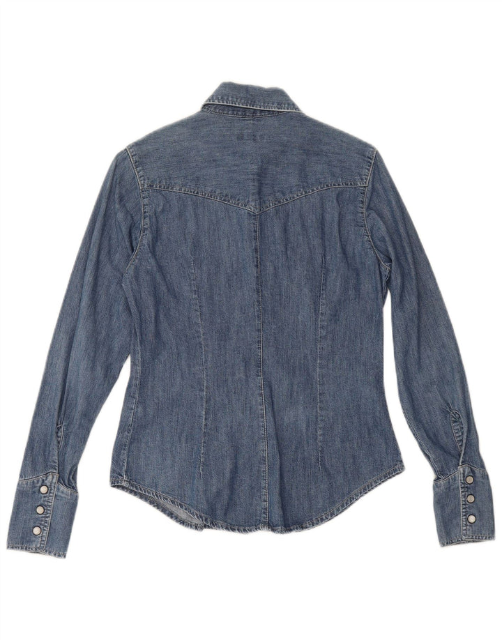 CARRERA Ženska traper košulja UK 10 Mali plavi pamuk