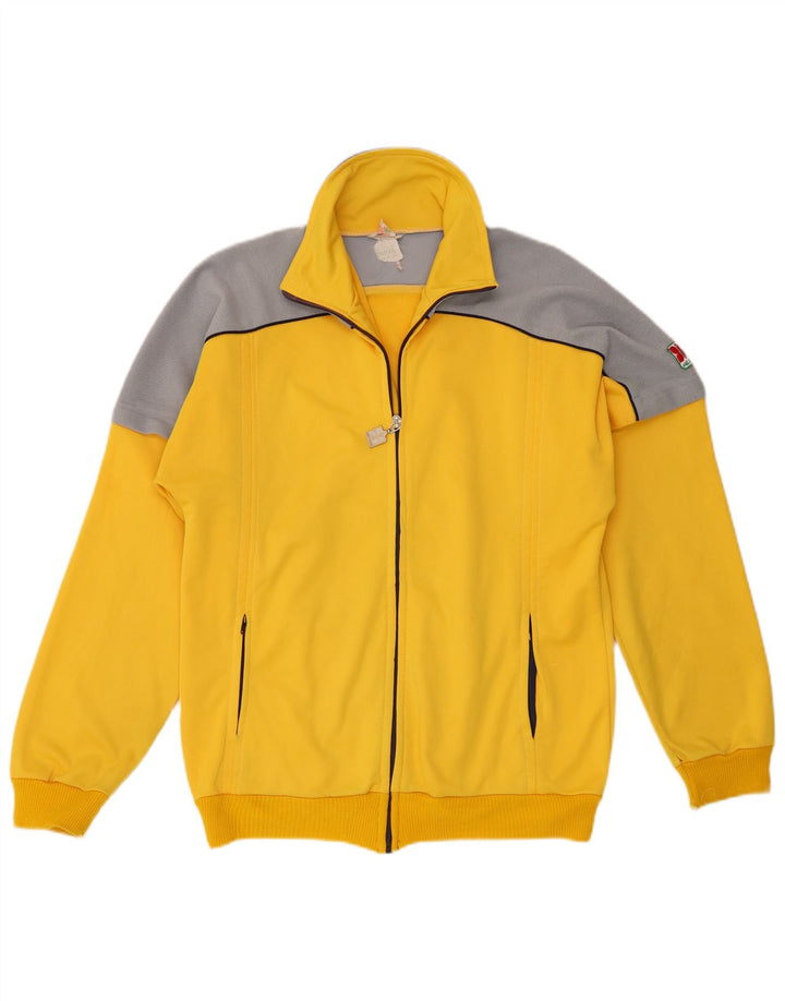Mec Sport Muška trenirka Gornja jakna IT 46 Small Yellow Colourblock