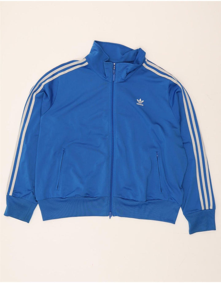 Adidas ženska gornja jakna za trenirku UK 28/30 3XL plavi poliester