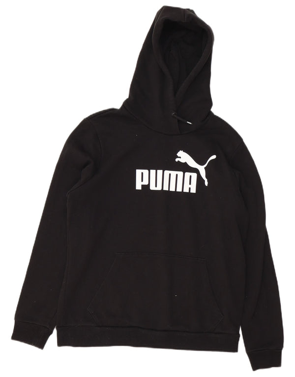PUMA Ženska majica s kapuljačom s kapuljačom UK 16 Veliki crni pamuk