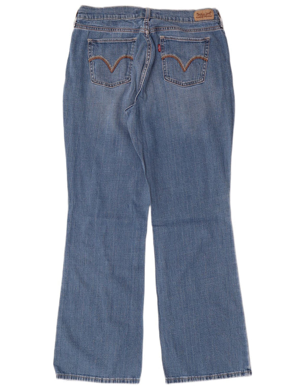 Levi's ženske 515 Bootcut traperice US 10 Large W30 L32 Blue Cotton Classic