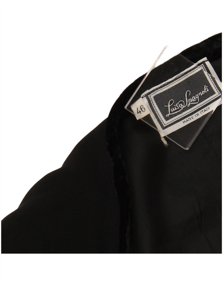 LUISA SPAGNOLI Ženska otvorena jakna IT 46 Velika crna