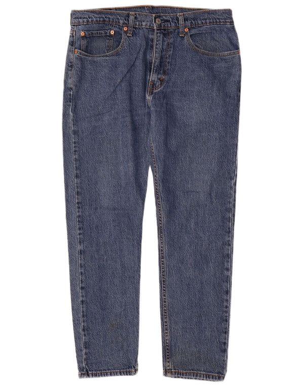 Levi's muške 502 Hi-Ball sužene traperice W34 L30 plavi pamuk
