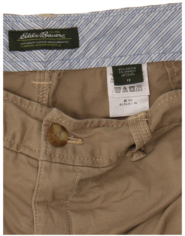 EDDIE BAUER Muške bermude US 12 Large W34 Bež Pamuk