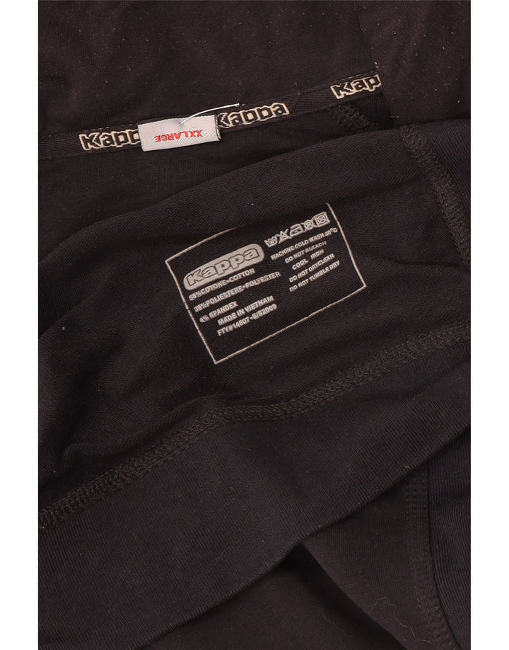 Kappa muška trenirka gornja jakna 2XL crni pamuk