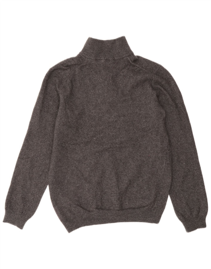 Timberland muški džemper s izrezom i velikim sivim vunenim puloverom