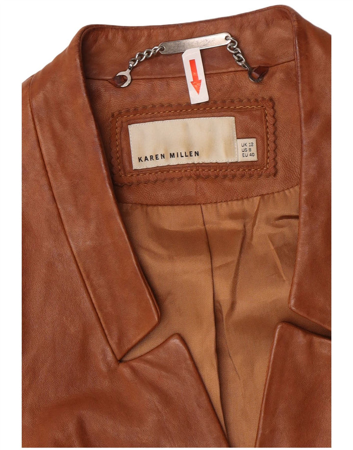 Ženska jakna sa 2 gumba Karen Millen UK 12 Srednje smeđa