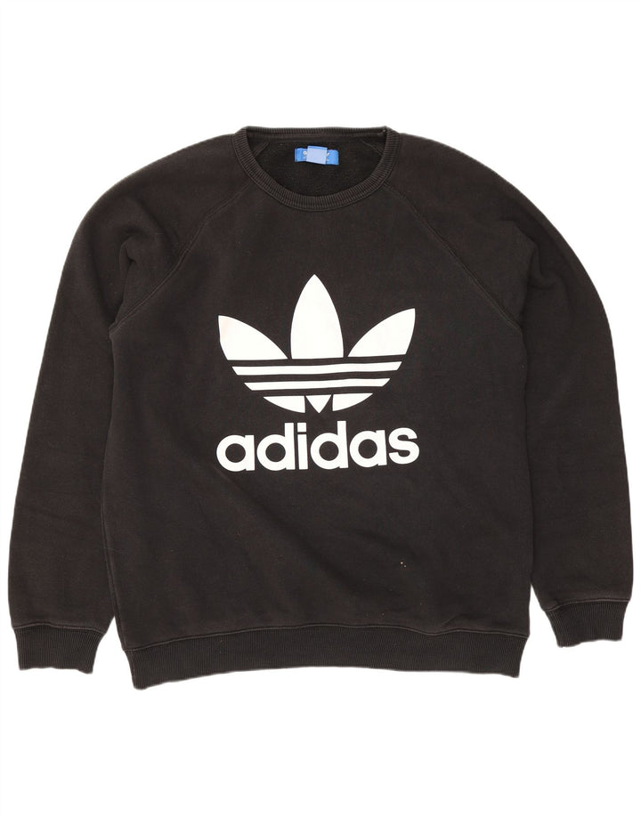 Adidas muška majica s grafičkim motivima srednje crna