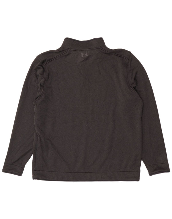Under Armour muška majica s izrezom na patentni zatvarač 2XL crni poliester