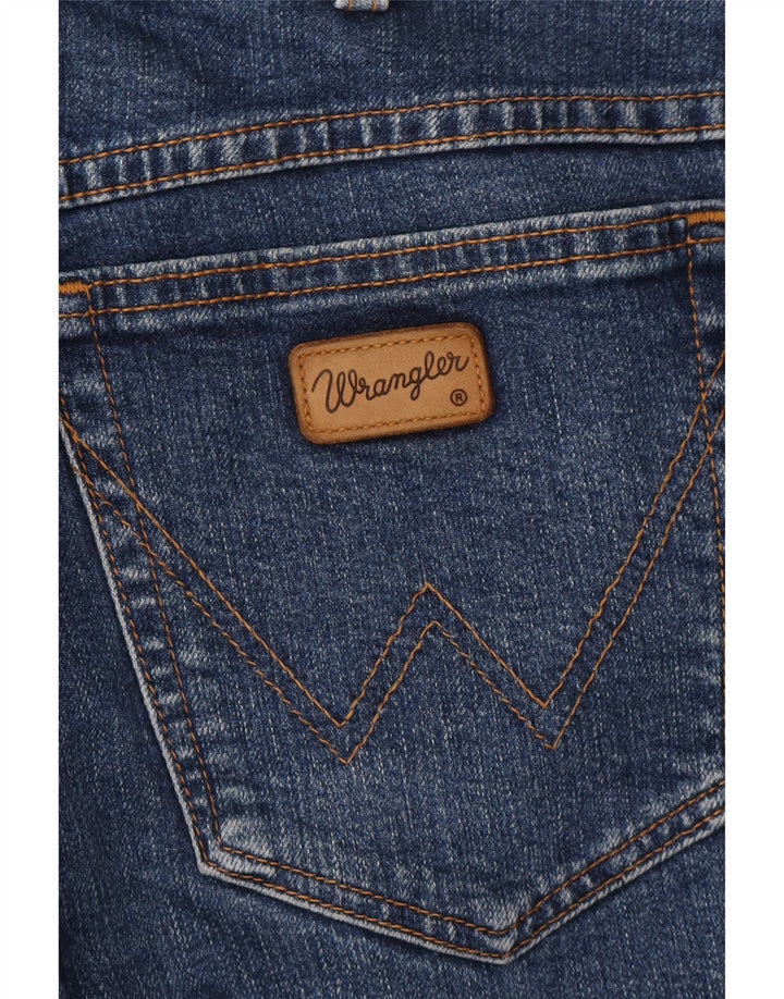 WRANGLER Muške ravne traperice W34 L30 plavi pamuk