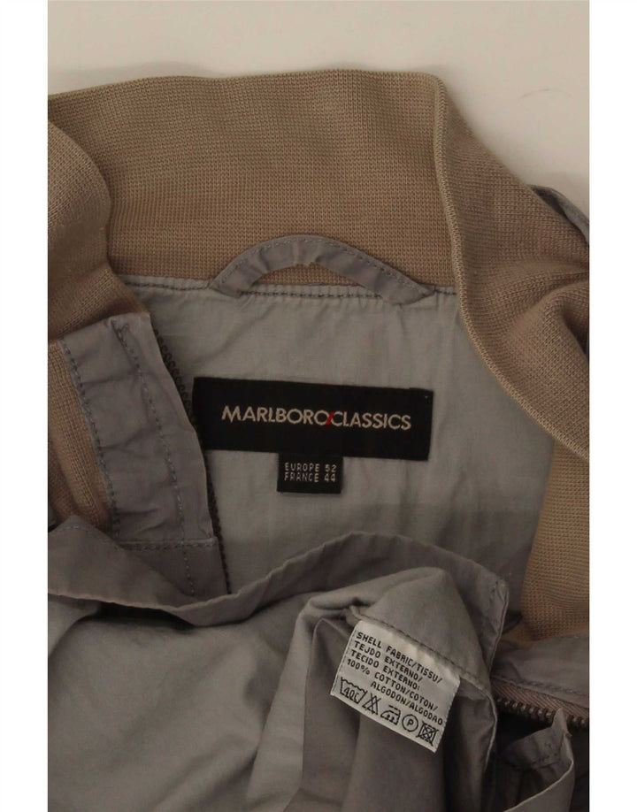 Marlboro Classics muška bomber jakna EU 52 XL sivi pamuk