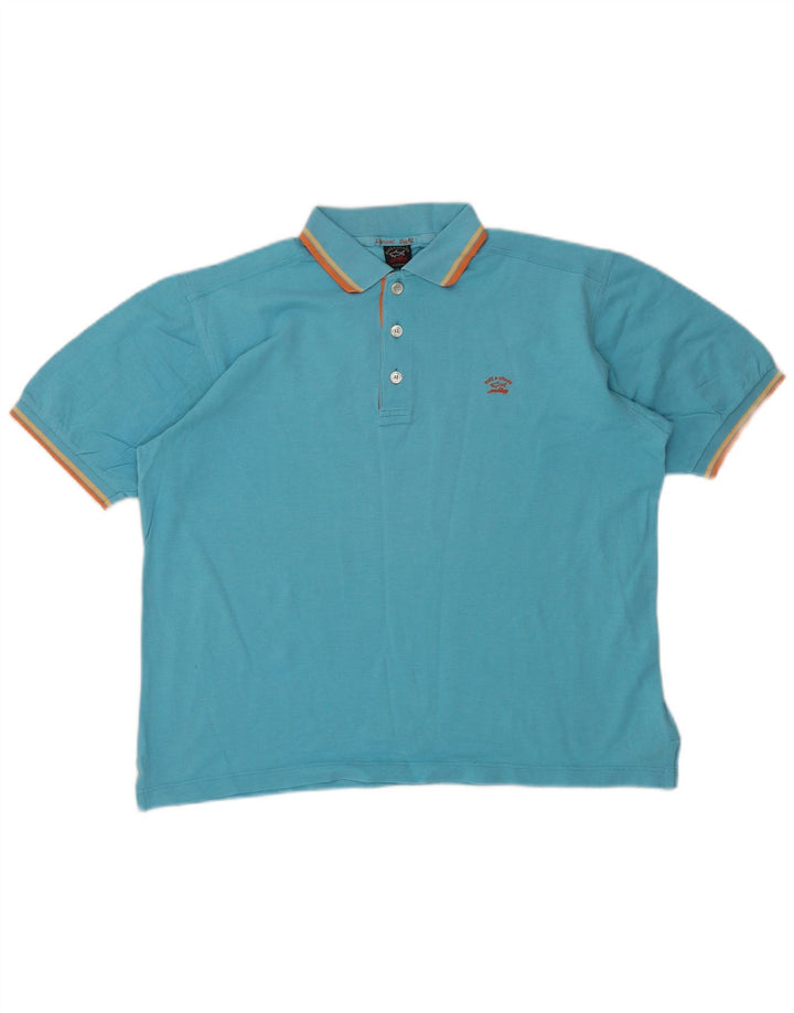 Paul & Shark muška polo majica Srednje plava