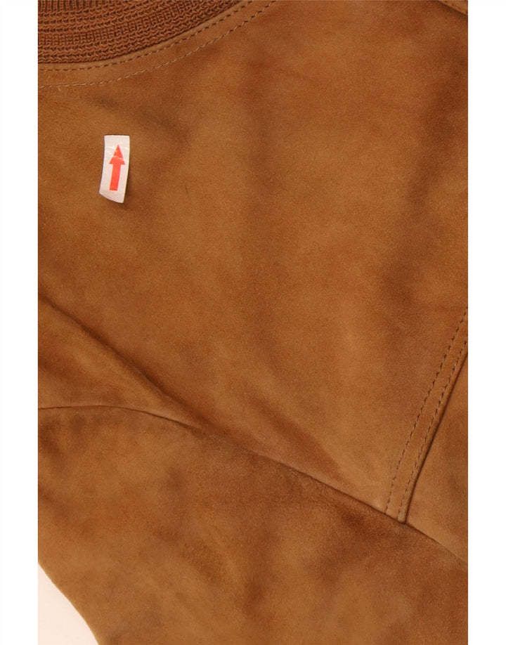 Vintage muška bomber jakna od brušene kože UK 38 srednje smeđe kože