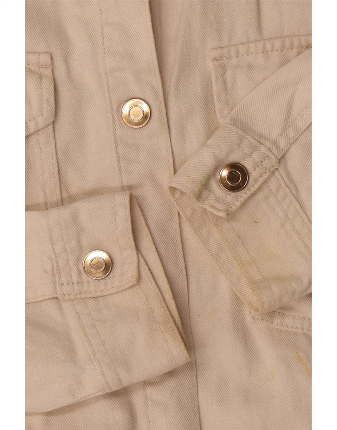 Zara ženska bomber jakna UK 10 Small Off White Cotton
