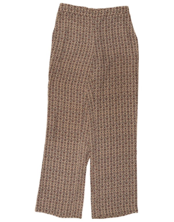 Ženske chino hlače Autograph UK 12 srednje W28 L32 ružičasta geometrijska