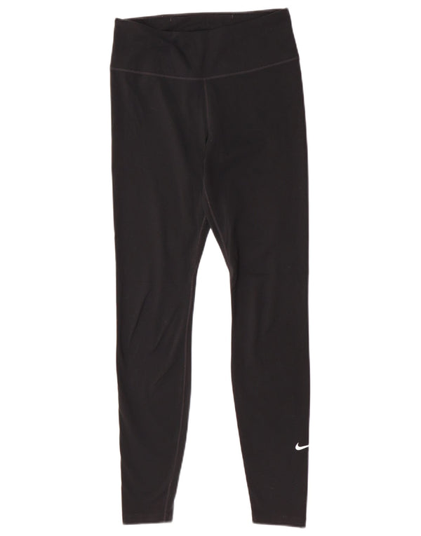 Nike Ženske Dri Fit Leggings UK 8 Male crne poliesterske sportske